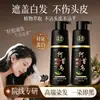 Tinta de Cabelo Polygonum Multiflorum Deixa o Cabelo Preto com Apenas Uma Lavagem, Cobre os Fios Brancos, À Base de Plantas Medicinais, Um Tubo de Tinta Preta para Cabelo que Não Gruda no Couro Cabeludo
