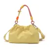 Bolsa de Tela Casual Simple de Gran Capacidad 2026 Nuevo Estilo Simple Moda Coreana Correa Ancha para el Hombro Ajustada Bolso Cruzado de un Solo Hombro