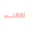 Peine de Dientes Anchos, Colorido, Al por Mayor, Acabado Mate, para Lavar el Cabello, Suave y Sin Nudos, Adecuado para Cabello Largo y Rizado, Conveniente para Uso en Casa