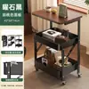 Estantería de Almacenamiento Pequeña con Ruedas para Cocina, Estante de Piso Multicapa para Dormitorio, Almacenamiento Móvil Plegable para Snacks y Juguetes, Estantería para Libros