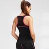 Oferta Especial Chaleco Deportivo de Yoga para Mujer Fitness Running Bloques de Color Malla Transpirable Ajustado Secado Rápido Chaleco 92102