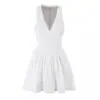 Vestido Corto Elegante de Verano con Retazos y Diseño Ceñido a la Cintura Marca Z, Estilo Nuevo 2026, Encaje Estilo Francés Za