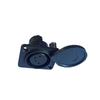 Base Cassong Hembra 4 Núcleos XLR Hembra 4 Agujeros con Cubierta a Prueba de Polvo Nylon Retardante de Llama con Flecha Base de Carga para Batería de Litio Negra