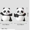 Estante de Vino Panda Combinación de Gabinete de Cerámica Lujo Ligero Aparador para Sala de Estar Estantería Portavasos Decorativo para Vino Portavasos Barra Regalo de Inauguración de Casa
