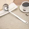 Cuchara para Olla Caliente de Acero Inoxidable 304 para Uso en Hotel y Hogar, Colgable, Cuchara para Sopa Engrosada, Espumadera con Mango Extendido, Cucharón para Sopa, Colador para Sopa