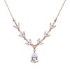 RAKOL punto venta al por mayor moda europea y americana Joker collar de circonita gota de agua temperamento femenino accesorios vestido de novia para novia