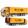Brinquedos Infantis Puxar para Trás Liga Container Transporte Caminhão Grande Caminhão Container Caminhão Expresso Tanque de Óleo Trailer Modelo Brinquedo