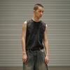 Marca de moda americana para hombre Beijie 2024 primavera nuevo chaleco sin mangas corto de lavado a la arena Cleanfit