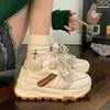 Zapatillas Deportivas de Malla con Suela Gruesa para Mujer 2026 Nueva Llegada de Primavera Más Vendido Zapatos Casuales con Suela de Plataforma para Personas Bajas que Aumentan la Altura Zapatos de Papá