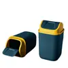 Cubo de basura para el hogar Inodoro Baño Sala de estar Accesible Lujo Comercial Cubierto Dormitorio Cocina Cubierto Dormitorio Tapa abatible Papelera