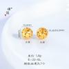 Accesorios de oro antiguo para manualidades de larga data accesorios linternas huecas de diamante nubes ruyi rojas y azules cuentas redondas cuentas de barril