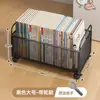 Caja de almacenamiento de libros para estudiantes, adecuada para aulas, gran capacidad, se puede colocar debajo del escritorio y es móvil para una fácil organización de los libros