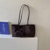 Bolsa Tote Color Sólido Estilo Coreano Ins Otoño 2026, Bolso de Hombro Suave y Sencillo para el Trabajo, Bolsa Grande para Mujer