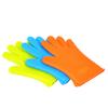 Guantes de silicona para horno engrosados al por mayor de fábrica, guantes para horno microondas, guantes con aislamiento térmico, guantes para hornear de cinco dedos