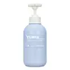 En Stock Botella de 550ml de Hombro Redondo Rayada de Forma Irregular con Bomba para Envase de Loción, Gel de Ducha, Acondicionador, Jabón de Manos