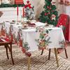 Nova toalha de mesa americana tema Natal toalha de mesa de jantar toalha de mesa sino de Natal toalha de mesa decoração de feriado fábrica atacado