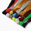 Fios para etiquetas dourados e prateados, cordões para pendurar etiquetas, cordões elásticos, cordões elásticos para pulseiras, coloridos em estoque, comprimento pode ser cortado