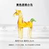 Decoración de ciervo sika poni del zodiaco Zibo Glaze, decoración creativa para oficina, arte hecho a mano, bonito regalo