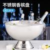 Cubeta para Champagne de Acero Inoxidable Engrosado Cubeta de Hielo para Bar Hielo Granulado Hielo Vino Espumoso Cubeta de Hielo Cubeta de Hielo Cubeta Bingzhi