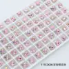 Uñas Artísticas Personalizadas Dongzhou Cross Diamante Dongzhou K9 Vidrio Fondo Puntiagudo Diamante Explosivo Diamante de Forma Especial Accesorios para Joyería DIY