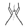Adecuado para la modificación del soporte del parabrisas delantero del parachoques de la motocicleta Suzuki Dolphin QS110T-3 con estante trasero para conducción ligera