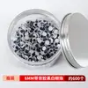 Accesorios de pegatinas de ojos pequeños de animales hechos a mano móviles en blanco y negro con adhesivo trasero decoración de material de globo ocular de juguete diy