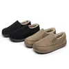 Soporte para botas de nieve transfronterizas personalizadas zapatos cálidos para hombre casual perezoso zapatos de algodón del noreste con forro de terciopelo engrosados zapatos de pan de papá