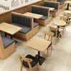 Sofás de Cabina para Restaurante, Mesas y Sillas de Comedor, Mesas para Fondue de Pizarra, Acero Inoxidable y Contrachapado, Mesas y Sillas para Restaurantes de Té y Pastelerías