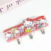 Gancho Acrílico de Desenho Animado com 3 Ganchos, Gancho Sanrio Sem Furo para Banheiro e Cozinha, Gancho Criativo para Roupas com Adesivo Sem Marcas