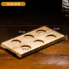 Copo de Teste para Bebida Tulipa Suit Taça Clássica Estrangeira para Vinho Cerveja Whisky Taça Aromática com Bandeja