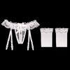 Roupa Íntima Sexy de Sexo Tanga com Tiras de Renda e Pérola Conjunto Abertura Livre Tentação Doce Beleza Japonesa