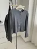 Cardigan redondo protector solar de algodón con tacto a lino estilo retro coreano para mujer, chaqueta corta fina de hilo floral para otoño temprano para mujeres petite