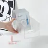 Caja de Almacenamiento para Mascarillas Faciales, Tocador de Maquillaje Acrílico, Caja Transparente con Compartimentos, Cosméticos de Escritorio, Estante de Almacenamiento de Productos para el Cuidado de la Piel de Gran Capacidad