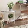 Suporte de Ferro para Flores Sala de Estar de Chão Suporte para Vasos de Pothos Estante de Armazenamento Varanda Vaso de Suculenta em Vaso Suporte para Vaso de Flores