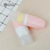 Escova de silicone Cabeça Protetor Solar Frasco 100g Creme de Limpeza Facial Soft Tube Garrafa Loção Corpo Cosmético Squeeze Frasco