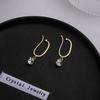 Diseño Simple Estilo Frío Geométrico con Diamantes Incrustados y Perlas Clip para Hueso de la Oreja Lazo Amor Accesorios para la Oreja Aretes para Mujer