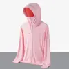 Ropa de Protección Solar Estilo Verano para Pareja, Ropa de Protección Solar Ultra-Delgada Transpirable para Hombre, Anti-UV, Talla Grande con Capucha de Seda de Hielo Ropa de Protección Solar para Hombre