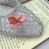 Coreia do Sul Mesmo Estilo Flor de Lantejoula Flor de Sapato Brilho Diamante Miçanga Feita à Mão Estilo Coreano Doce Alto Senso Flor Decorativa para Sapato Joia de Sapato