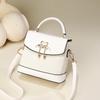 Bolsa para teléfono móvil de comercio exterior bolso de señora 2025 nueva moda casual bandolera mensajero bolso cuadrado pequeño una generación de pelo