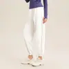 Novas Calças de Yoga Femininas de Cor Sólida, Soltas, com Bolsos, Emagrecedoras, Respiráveis, para Corrida ao Ar Livre, Fitness, Jogger Feminino