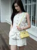 Capa Superior Piel de Vaca Avestruz Bolsa Lonchera de Alta Gama Cuero Genuino Bolso de Mujer Nuevo Estilo Bolso de Mano de Mujer Bandolera Bolsa Cosmética