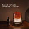 Luz Nocturna Aromática Natural sin Llama de Piedra Cruda de Cristal al por Mayor Piedra Difusora de Cristal Aceite Esencial Fragancia para Hogar Dormitorio Regalo