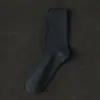 Calcetines de Color Sólido para Hombre para Todas las Estaciones Algodón de Fibra Larga de Xinjiang Sin Costuras Absorbentes de Sudor y Desodorantes Calcetines Grises de Negocios Calcetines de Media Pantorrilla