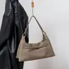 Bolso de mujer de cuero genuino transfronterizo, bolso de hombro y axila vintage estilo europeo y americano, bolso cruzado versátil de piel de vaca de grano superior TOGO