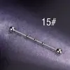 Moto Europa y Estados Unidos transfronterizo fresco puente de oreja oscuro araña amor usar flecha calavera hueso de oreja largo clavo Halloween perforación