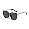 Nuevas gafas de sol de moda europeas y americanas para hombres y mujeres, gafas de sol cuadradas de montura grande, gafas de sol de verano a prueba de sol y rayos UV