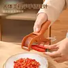 Cortador de Frutas Portátil Acero Inoxidable ABS Pepino Limón Cortador Herramienta de Cocina Jamón Salchicha Plátano Cortador