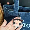 Linda y juguetona funda pequeña de jade Yuyu para auriculares, monedero, tarjetero para estudiante, llavero, bolsa estilo chica suave, monedero para llaves, bolsa de almacenamiento