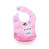 Cartoon EVA Babador Jantar de Bebê Bolso Removível para Alimentos Chinelo de Silicone de Imitação à Prova D'Água Sem Lavagem para Crianças