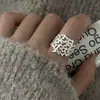 Anillo de lujo ligero, nicho, estrella de alta gama, perla y circonita cúbica para mujer, exquisito y moderno, anillo abierto ajustable